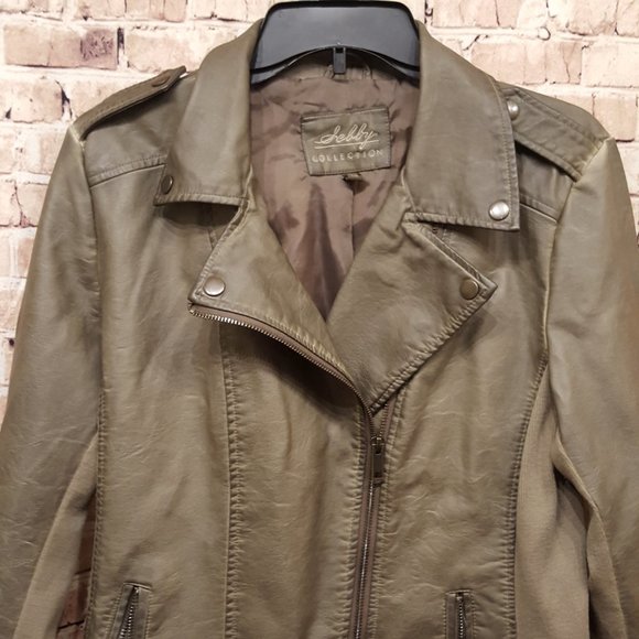Sebby Soft Faux Leather Jacket Large - Picture 3 of 11